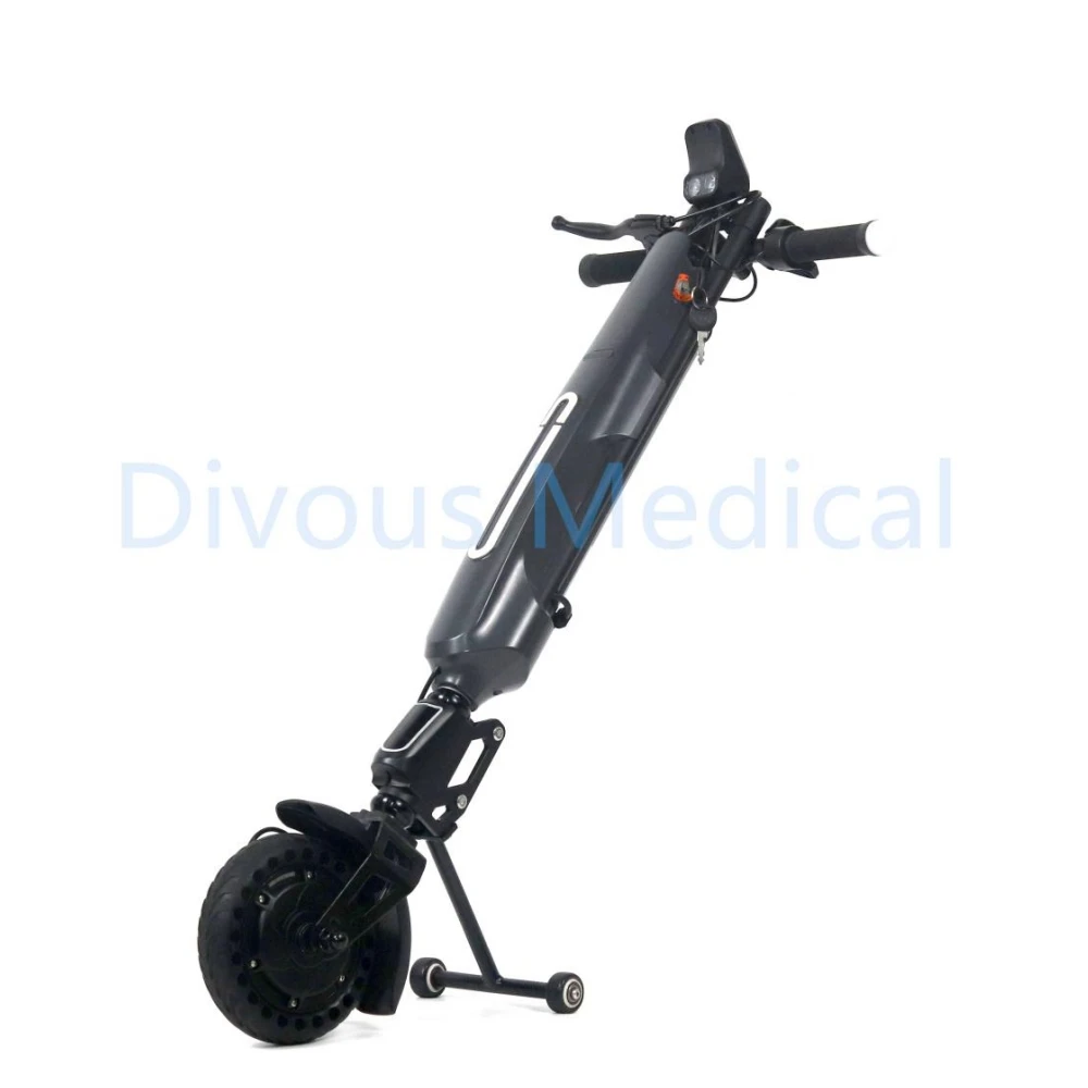 Nieuwe Product 36V 250W Elektrische Handbike Tractor Ombouwset 8 Inch Elektrische Handbike Rolstoel Aanbouw
