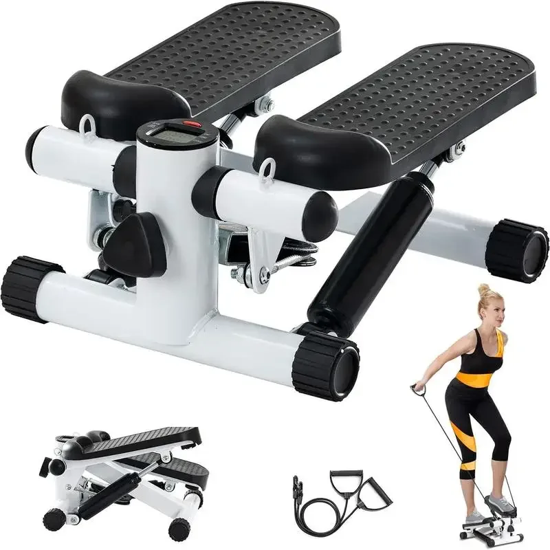 New Sunny Health Fitness Mini Stepper  Exercise Low  Stair Step Cardio Equipment with Digital Monitor