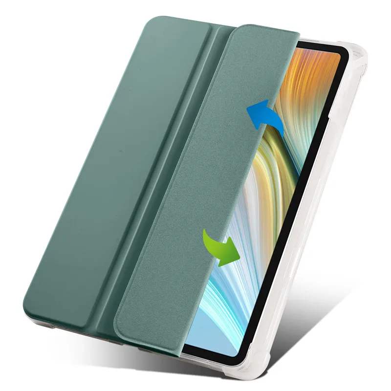 حافظة ناعمة شفافة لهاتف Xiaomi RedMi Pad SE 11 2025 مقاس 11 بوصة مع غطاء حامل القلم الرصاص