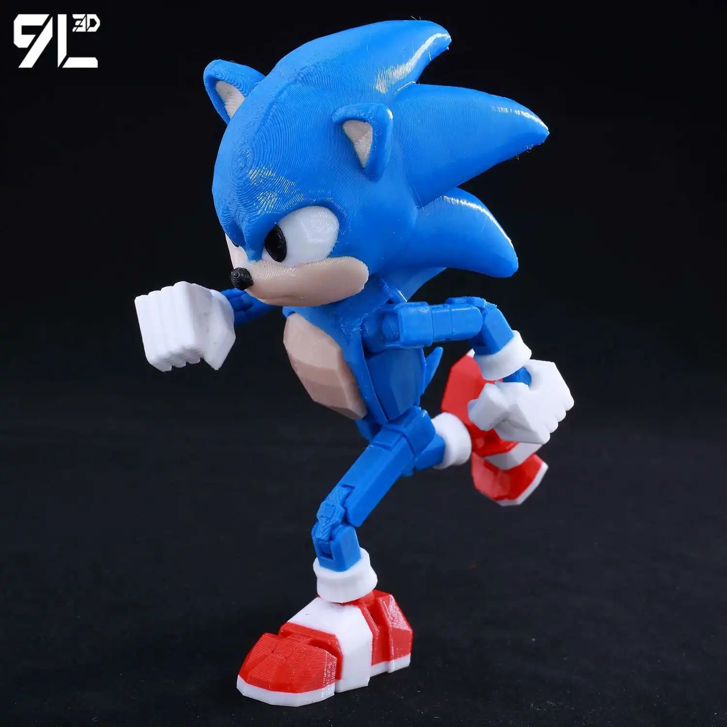9L 3D Lucky 13 Mecha Series-Sonic Shadow Shade Dummy 13 Titan 13