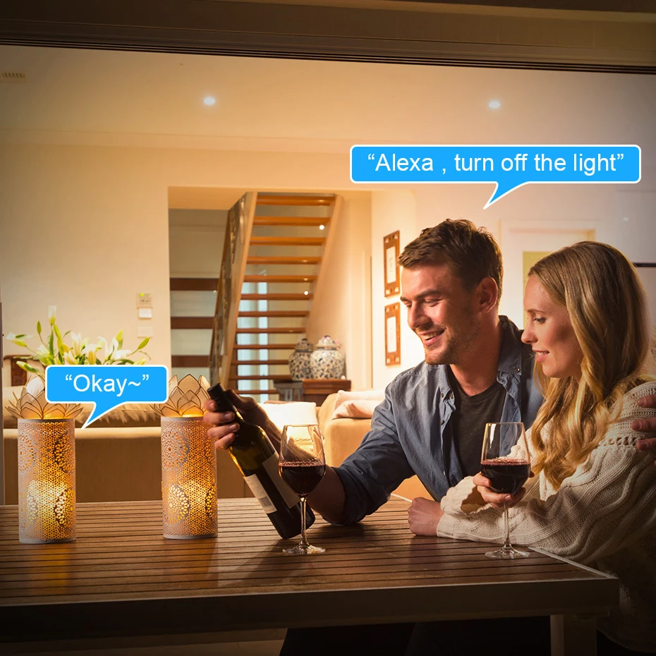 Tuya Smart LED Neon Strip 220V Warm White Light 2835SMD Waterproof Tape Bluetooth / WiFi Voice Control Compatible with Alexa