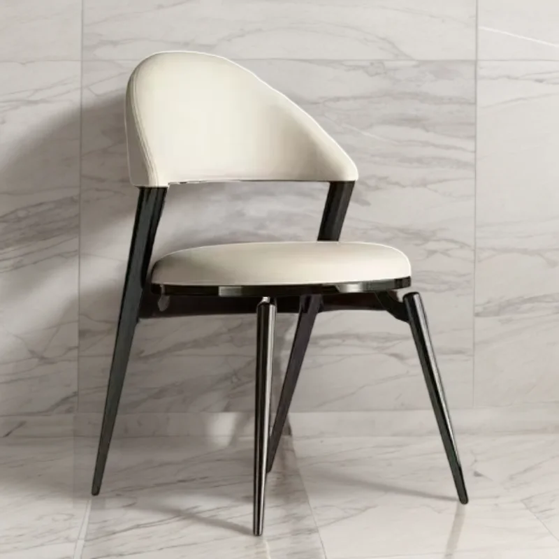 Sillas de Comedor modernas para el hogar, muebles de dormitorio, taburete, paquete de 6