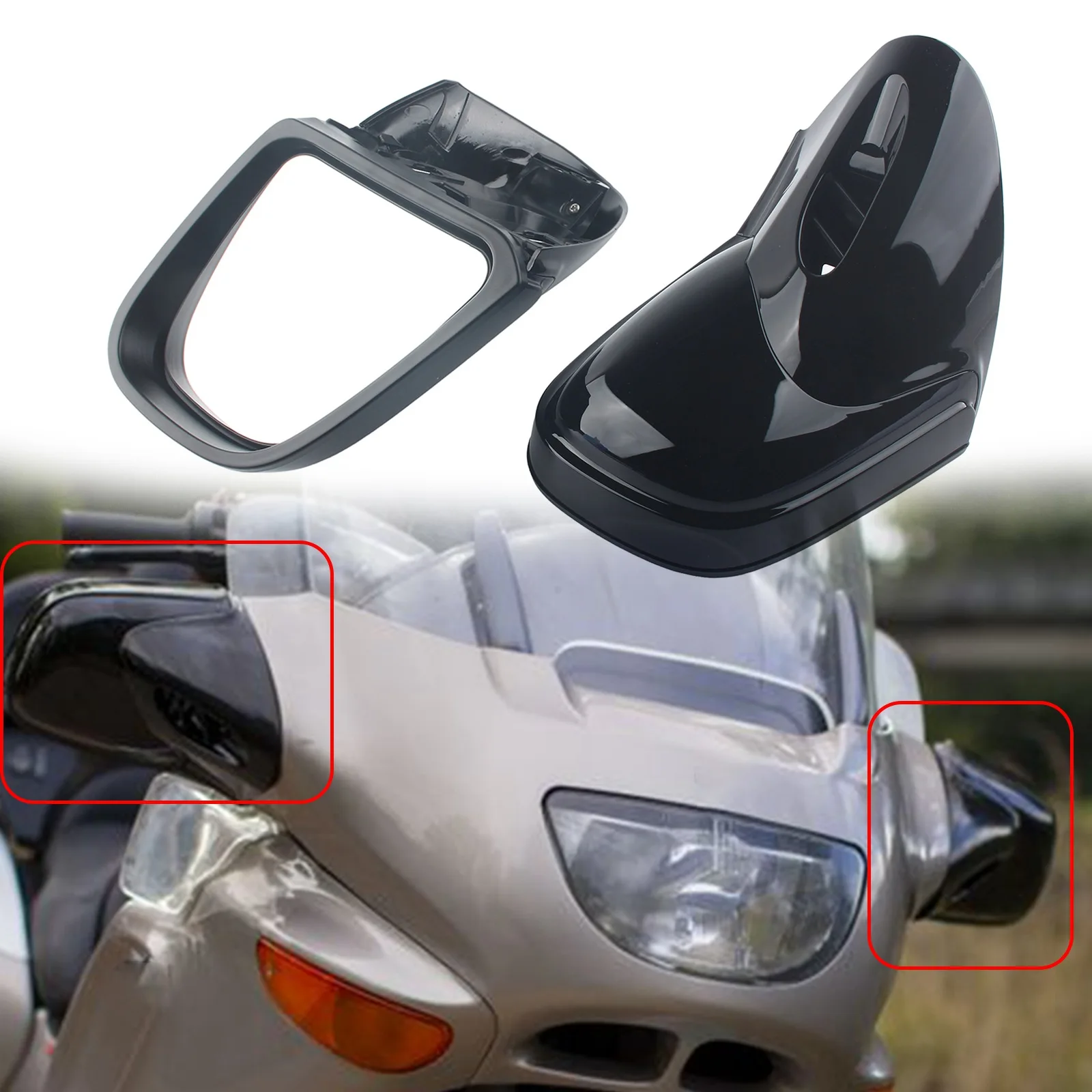 for BMW K1200 /K1200M/ K1200LT 1999-2008 Left Right MIRRORS w/ Turn Signal
