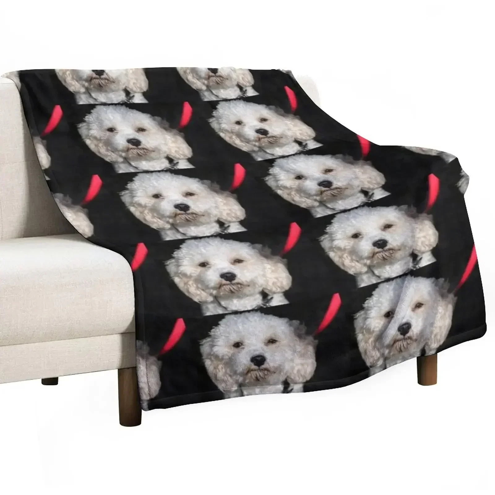 Cavachon. Throw Blanket Warm Plush Fuzzy Blanket for Living Room