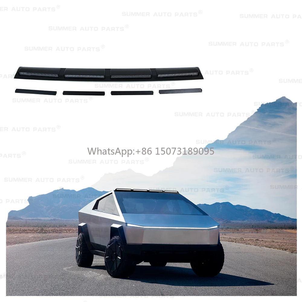 

Summer Auto Parts Universal Offroad Accessories Front Top Lamps Led 4Lens Roof Top Light for Tesla Cybertruck Accessories 2025