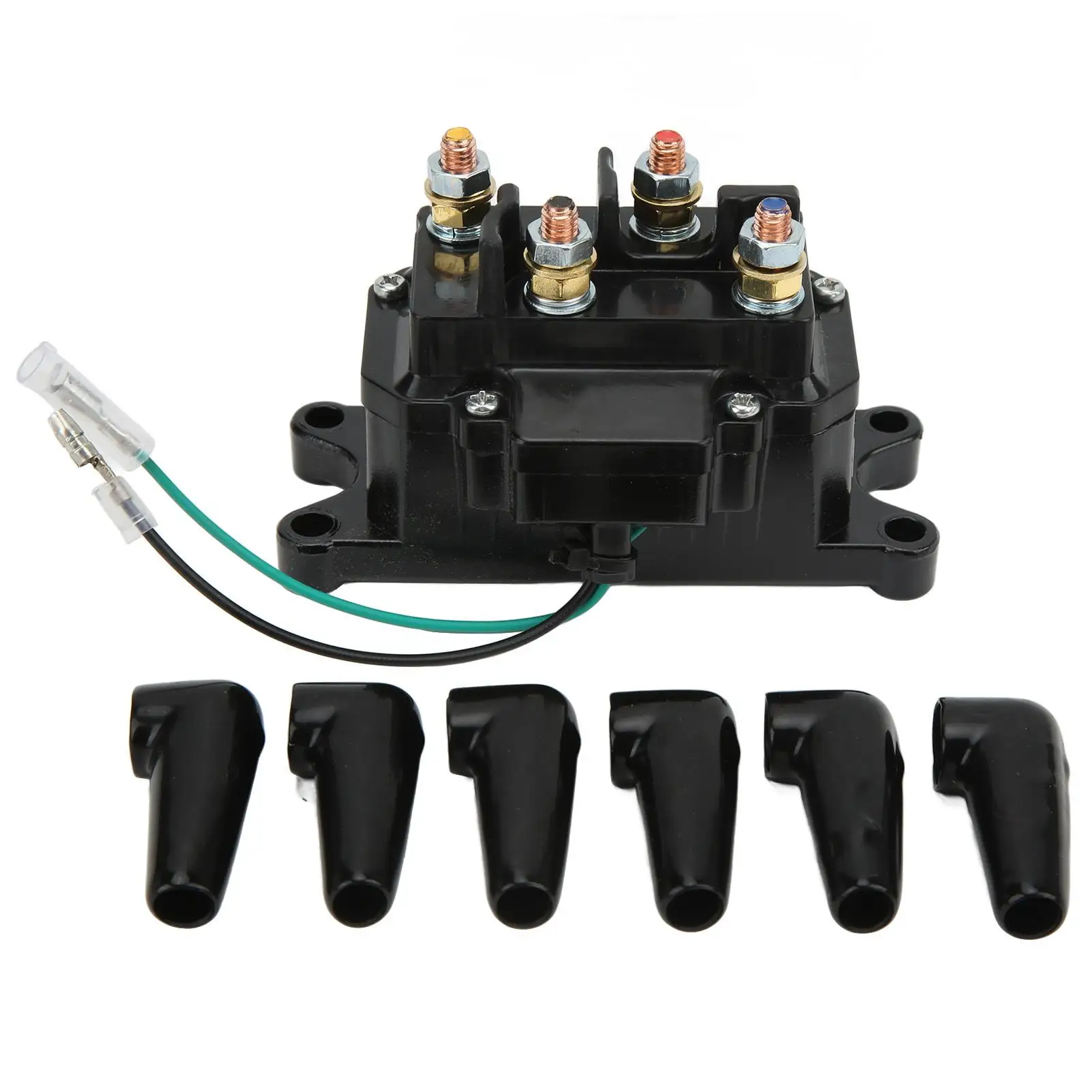 

Winch Motor Contactor Automatic Adjustment Reliable Performance Winch Solenoid for relay pickup Boat Trailer