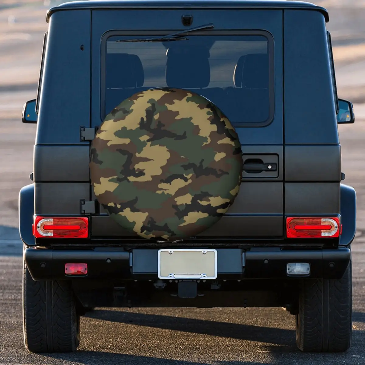 Woodland Camo Spare Tire Cover Case for Jeep Military Army Camouflage Car Wheel Protectors Accessories 14\