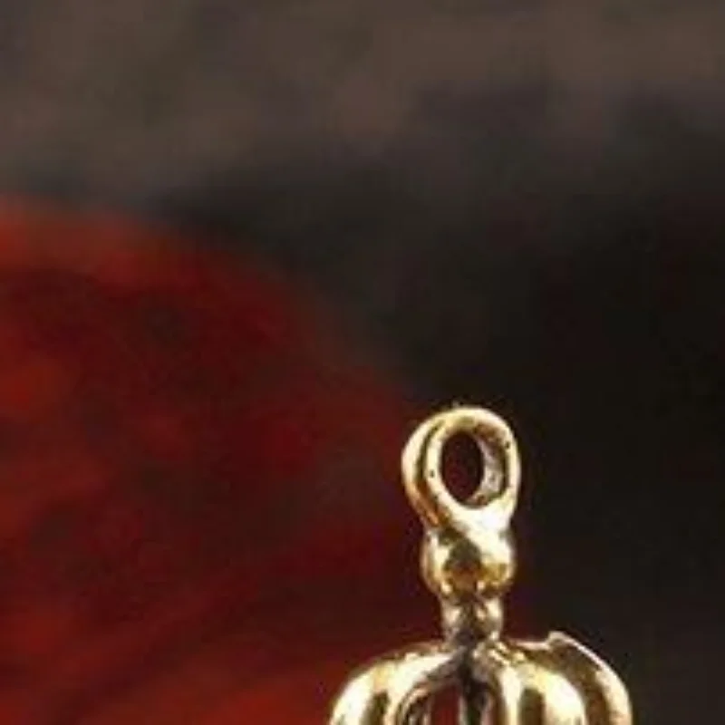 Christmas Bronze Bell Creative Gift Home Decoration Accessories Brass Handicraft Die-casting Drop Bell Key Button Wind Bell