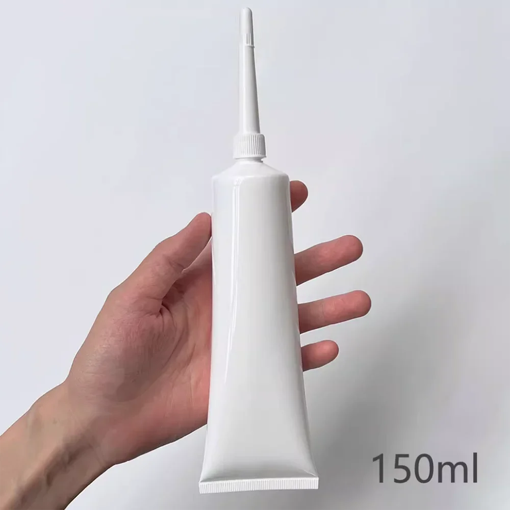 30g-50g-80g-100g-150g-tampa-de-bico-vazio-garrafa-de-apertar-pintura-essencia-oleo-refluxo-recipiente-recarregavel-tubo-macio-de-plastico-branco