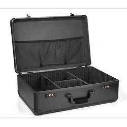 Aluminum Tool case Suitcase Toolbox File Box Impact Resistant Safety Equipment Camera Bag Sample Display Toolbox