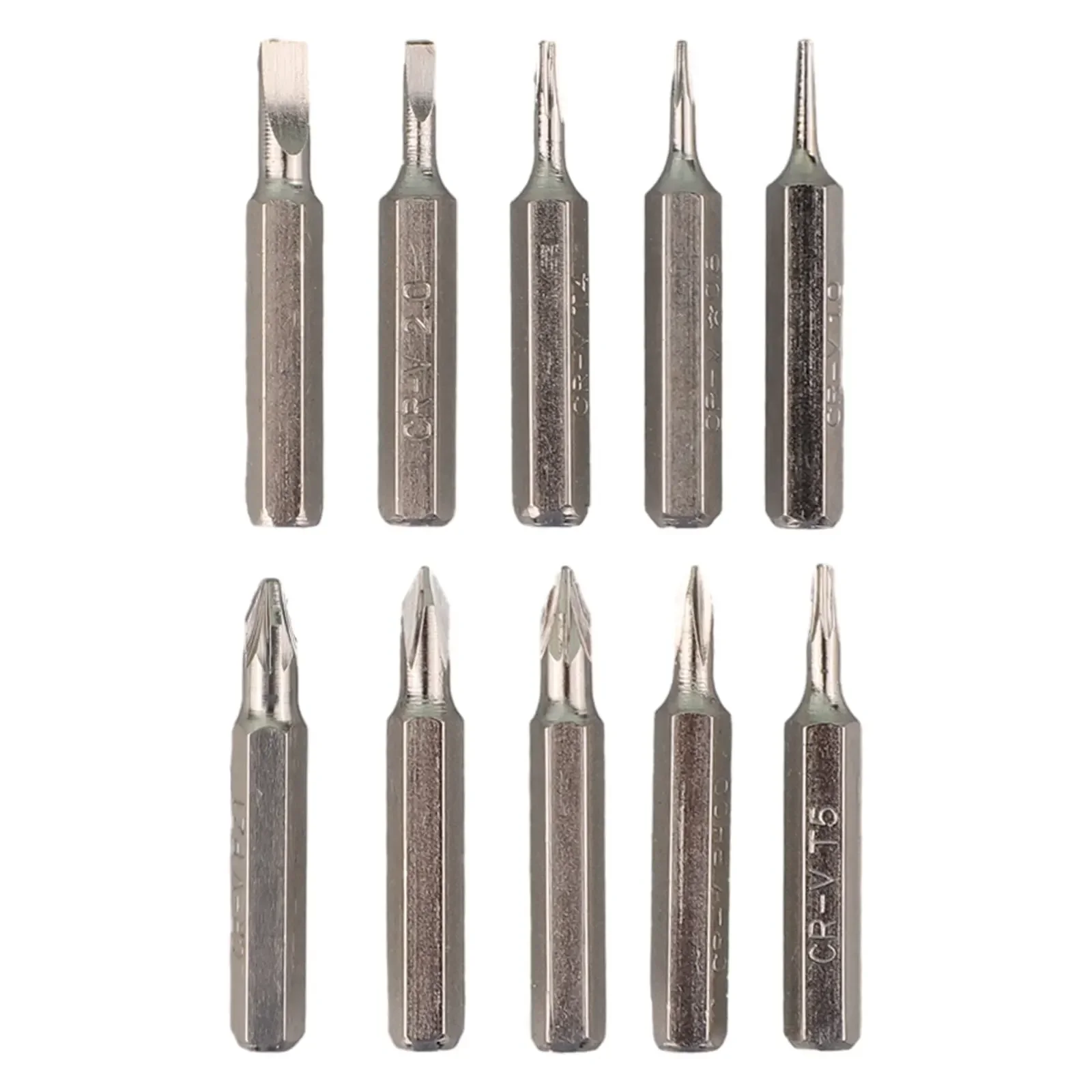 Magnetic and Reliable Screwdriver Bits Set, 4mm Shank, Wearproof, Long lasting Great for Electronics Industry 10pcs