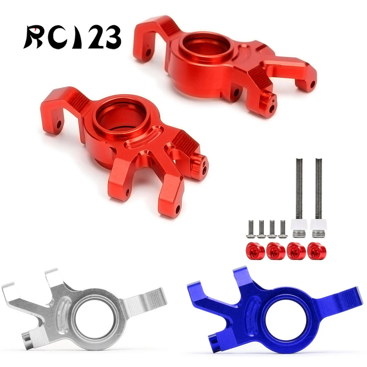 #7737 Aluminum Alloy Front Steering Blocks for RC Car Traxxas 1/5 X-Maxx XMaxx 6S 77076-4 8S 77086-4 Upgrade Parts