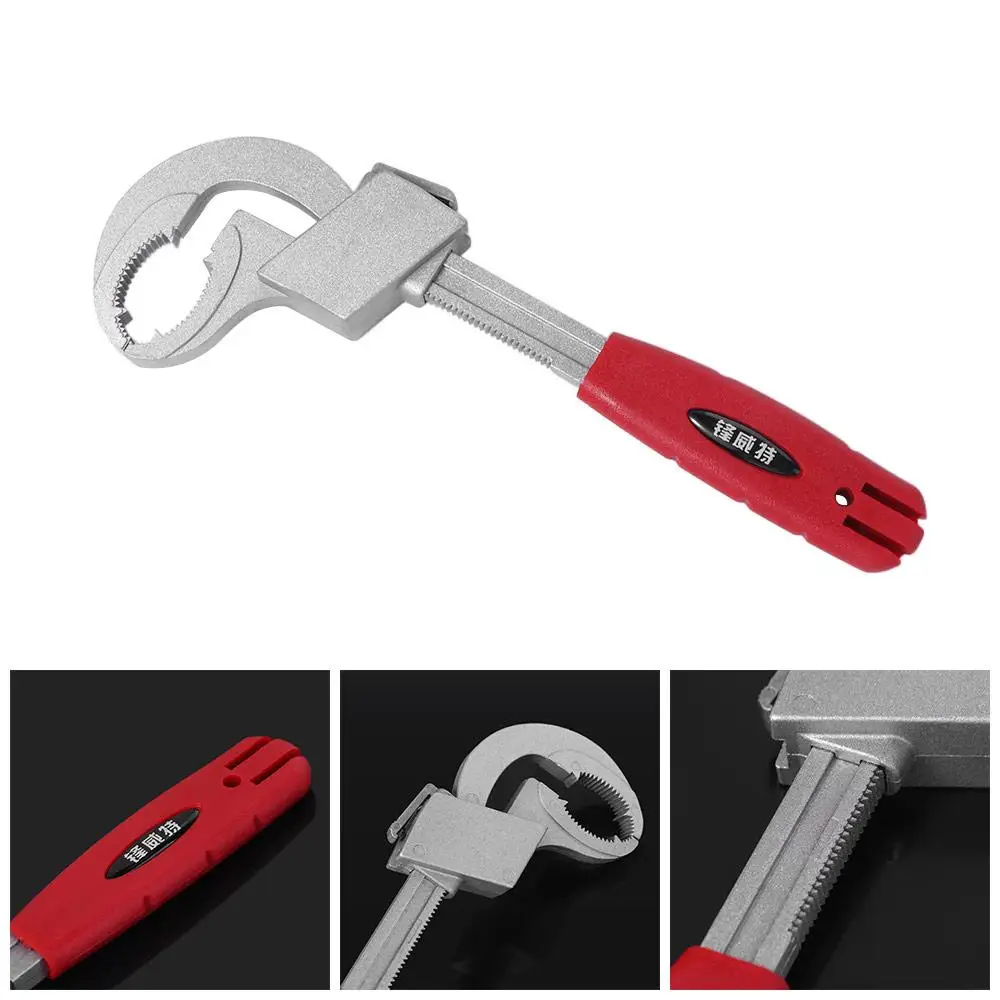 

4-in-1 Adjustable Faucet Wrench Self-Adjusting Double-ended Bathroom Wrench Adjustable Large Opening Sink Plumbers Wrench