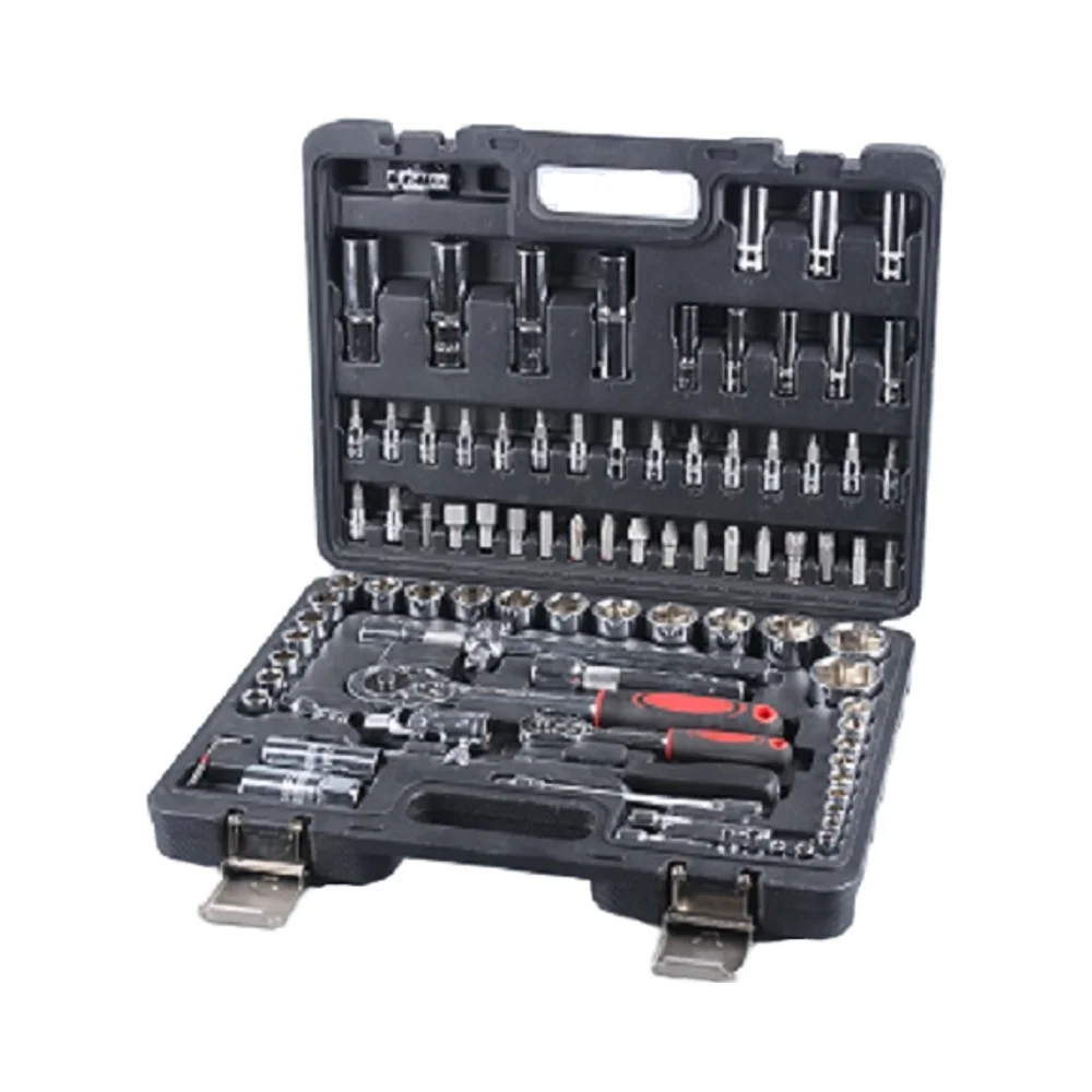 

94pcs Portable Plastic Hand Tool Sets Lightweight Tool Case with Cheap Price for Home and Garden Repair OEM Customizable