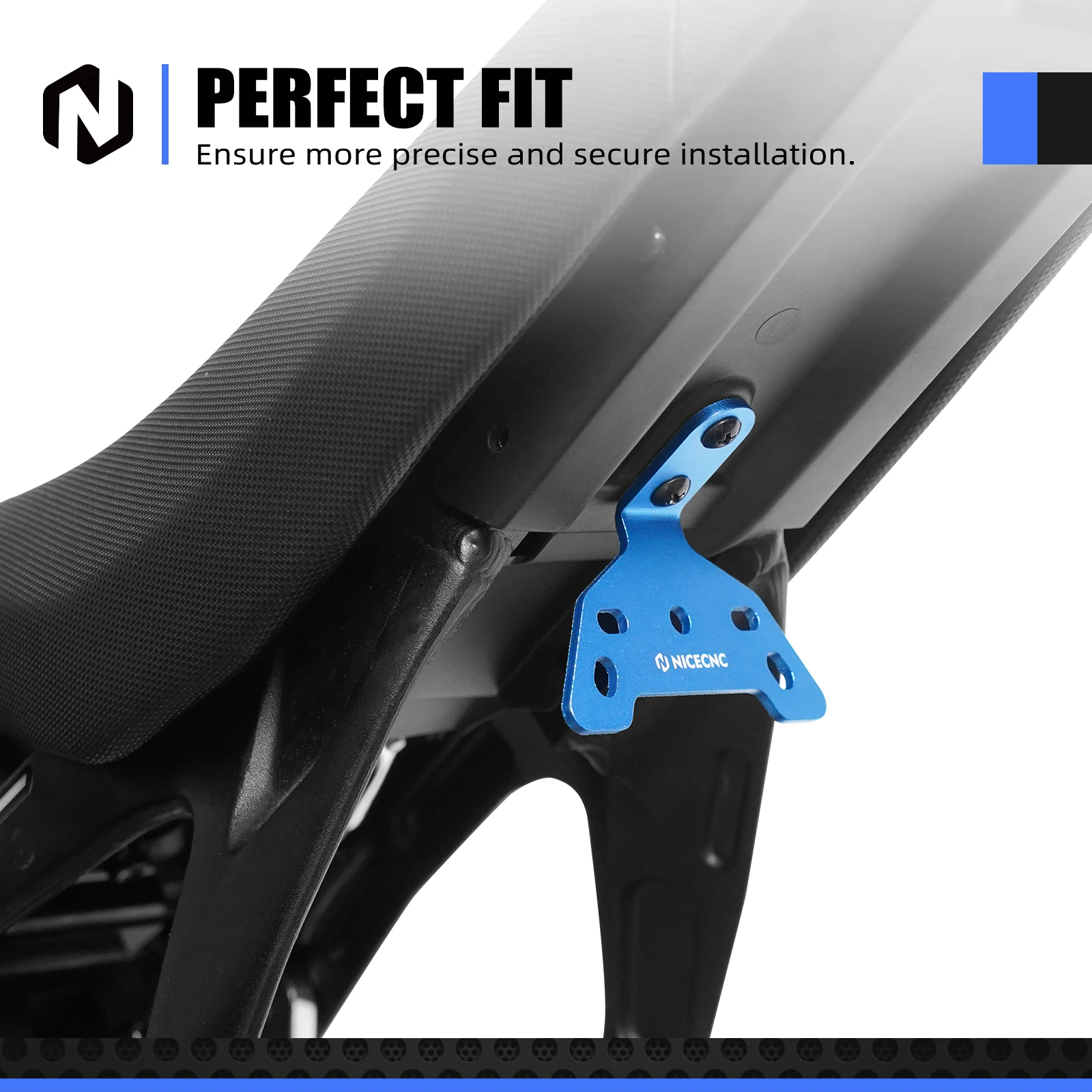 NICECNC Tail Light Mounting Bracket Licence Plate Holde For Surron light bee X light bee S L1E Segway X160 Segway X260 Sur-ron