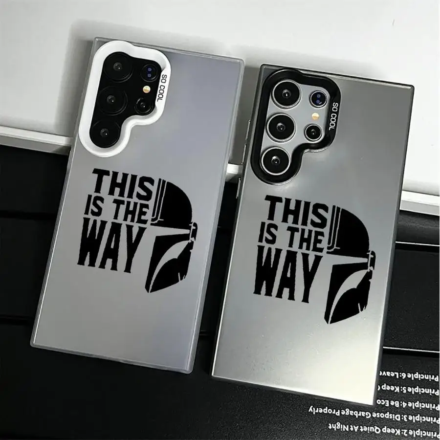 Star Mandalorians W-Wars Case for Samsung Galaxy S25 S23 S23 Ultra S22 S25Edge Note 20 Ultra S20 Plus S21 S24 FE Phone Cover