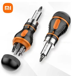 Xiaomi 9 in 1 Adjustable Ratcheting Screwdriver Set Magnetic Nut Driver Tools Multifunctional Electronic Repair Screwdrivers KIT