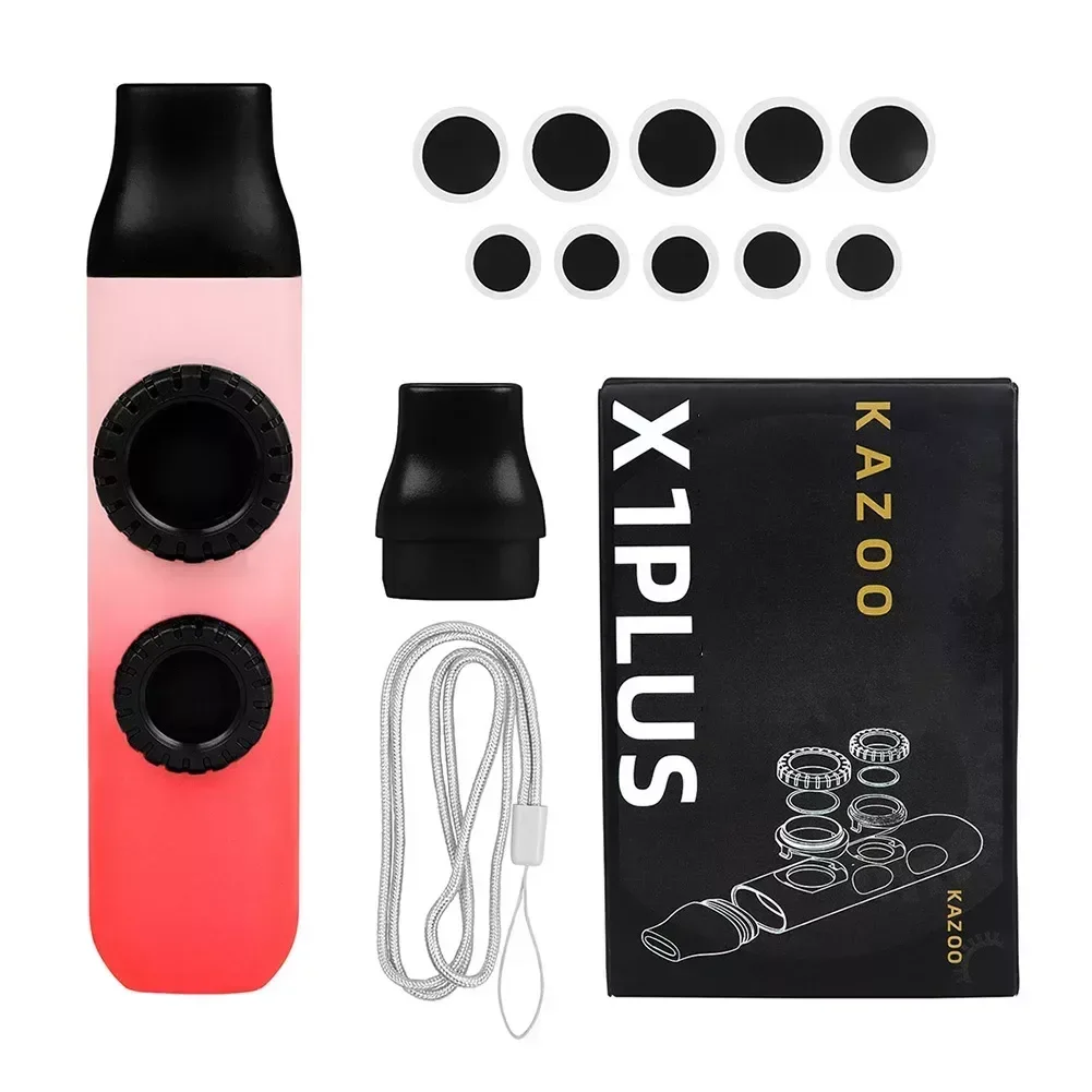 

Пластиковый Kazoo портативный для начинающих флейтовый инструмент для любителей музыки деревянный духовой инструмент простой дизайн легкий Kazoo новый