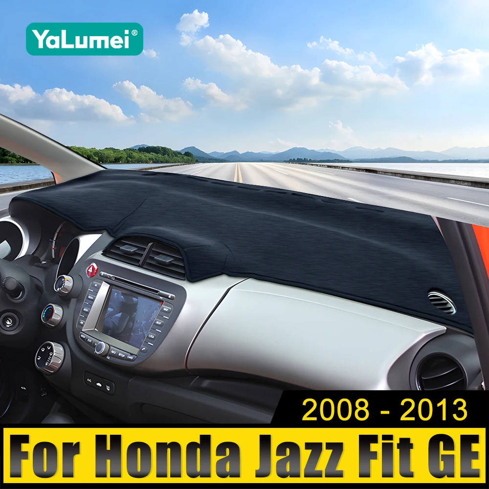 

For Honda Fit Jazz GE6 GE7 GE8 GE9 2008 2009 2010 2011 2012 2013 Car Dashboard Cover Avoid Light Pad Non-Slip Carpet Accessories