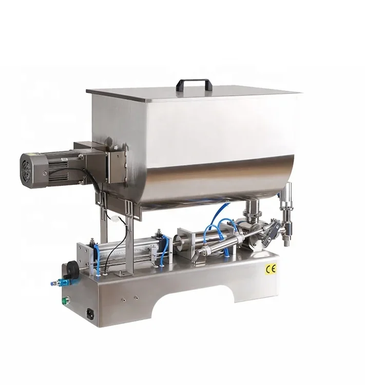 Semi-auto Honey Pneumatic Filling Machine / Equipment / Device for Water / Liquid / Condense canned / Sauce