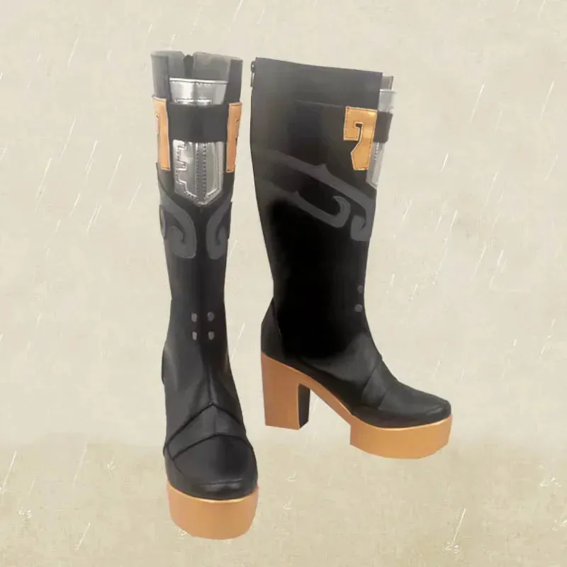 

Обувь RealCos Honkai Star Rail Jing Yuan Yanqing, ботинки, аксессуары для костюма для косплея на Хэллоуин