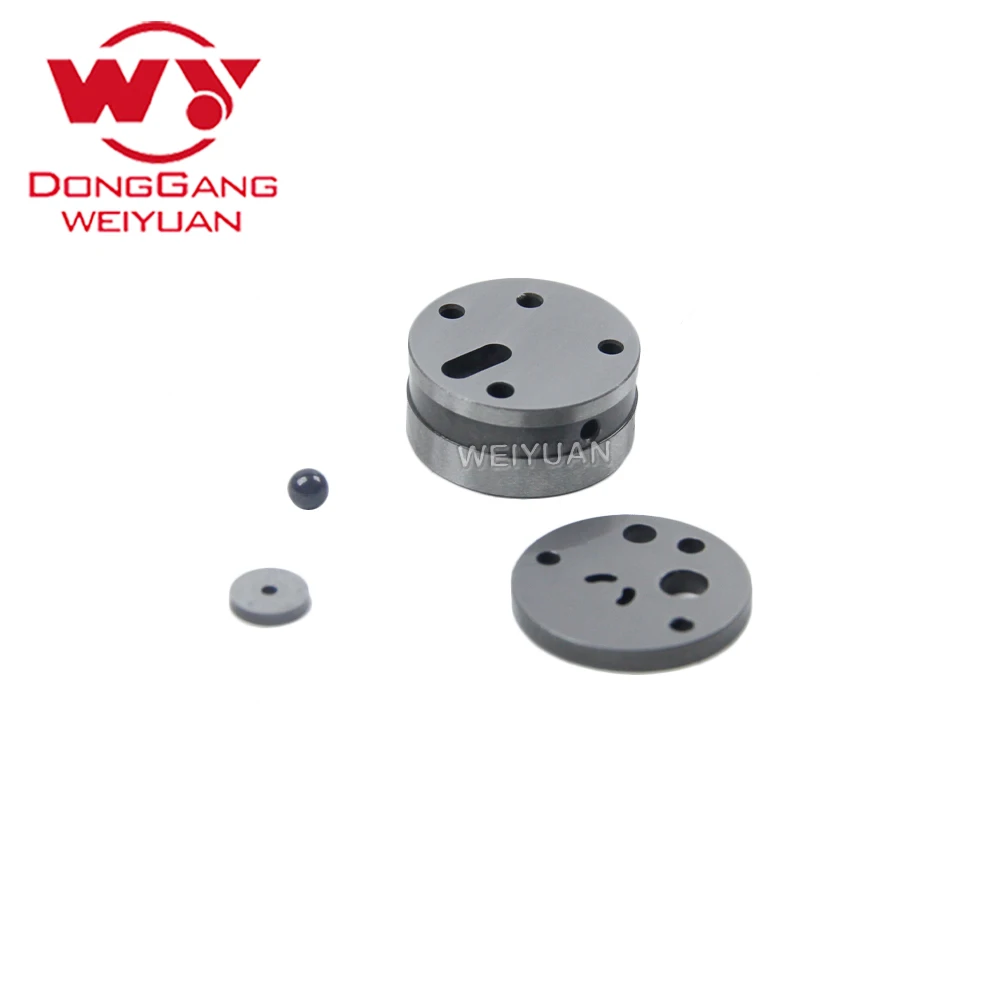 Fuel Injector Check Valve Assembly Repair Kit For CAT C7 C9 Engine, Include Ceramic Ball, Orifice Plate, Valve Plate, Valve Disc