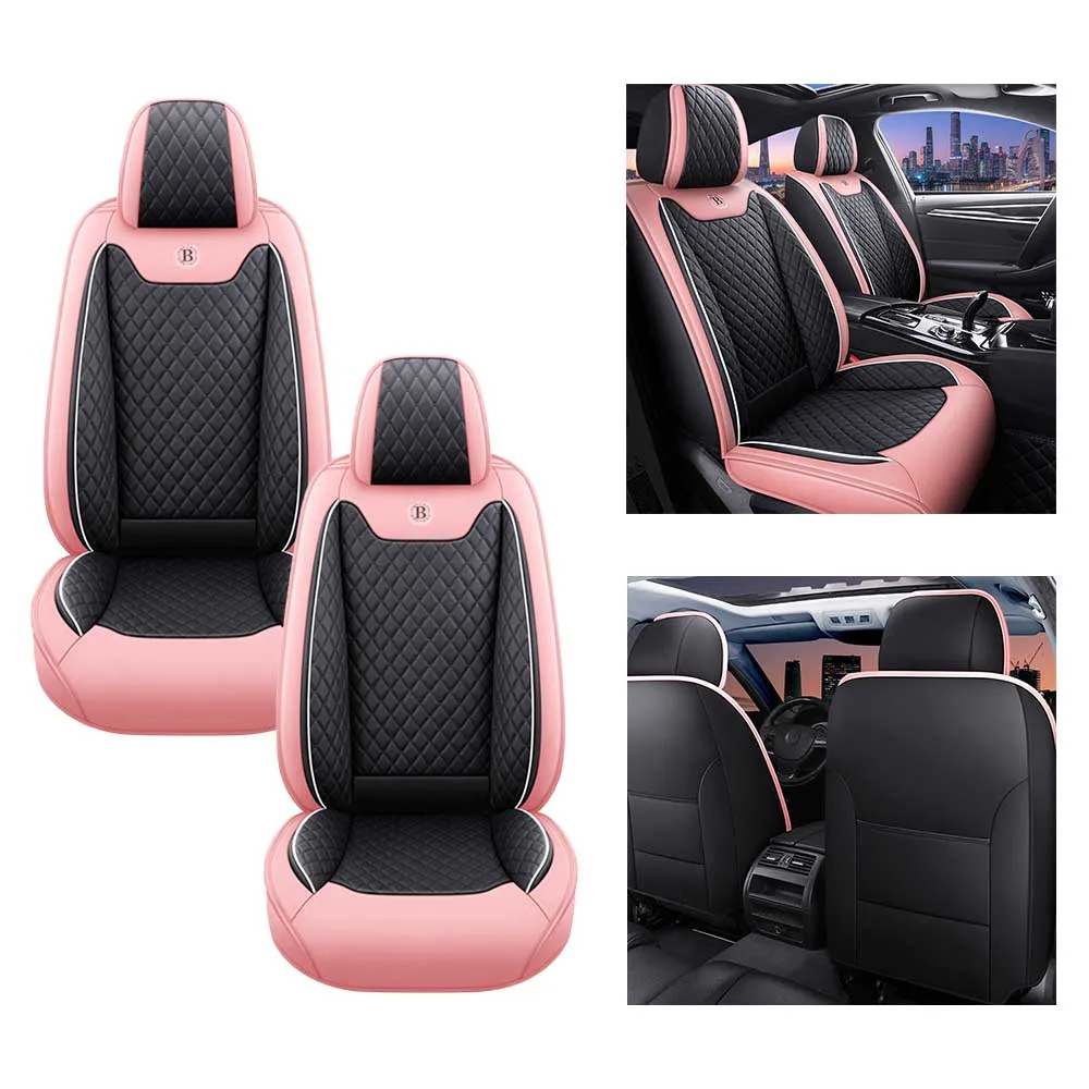 

Muchkey Car Seat Cover PU Leather Car Interrior Accessories Front and Rear 1PC Car Seat Covers