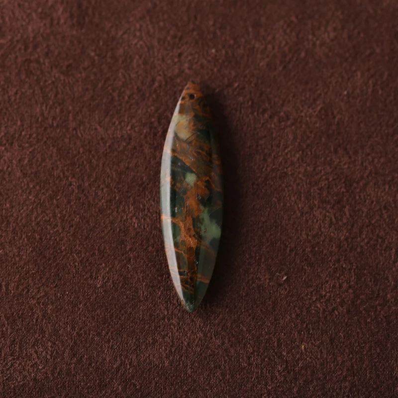 

B & F подвески ручной работы с зеленым опалом «маркиза» из натуральных камней, бусины, уникальные ювелирные изделия и серьги «сделай сам», 42x11x5 мм