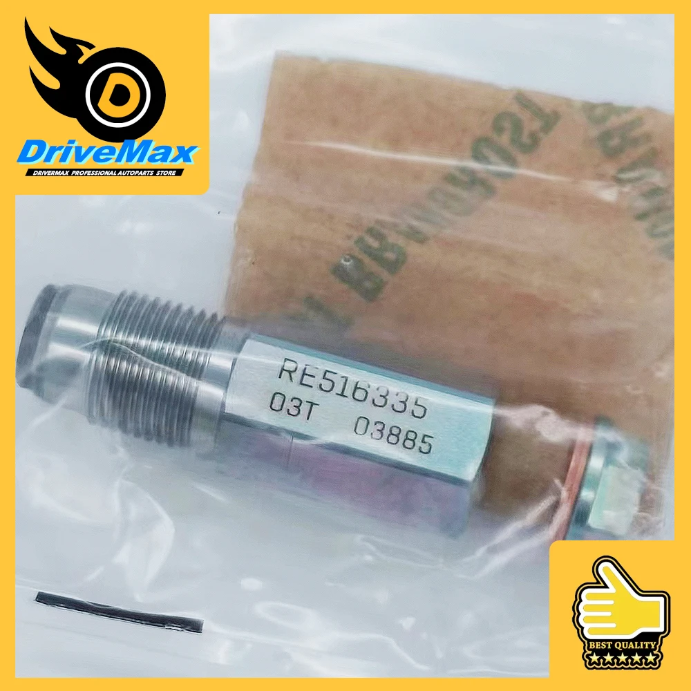 1/2PC RE516335 Fuel Common Rail Pressure Relief Valve John Deere 310J 310K 310SJ 310SK 315SJ 315SK 410J 410K 710J 710K 210K 210L