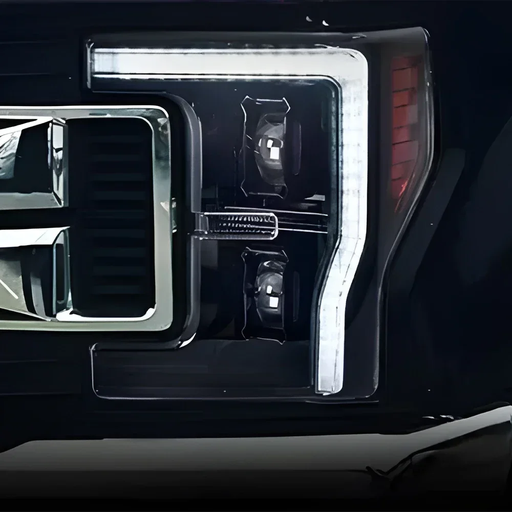 

For Ford F250 2017-2019 Car Front Lamps Upgrade Dynamic 2 Projector Lens Plug and Play Accessories LED Auto Headlights Assembly