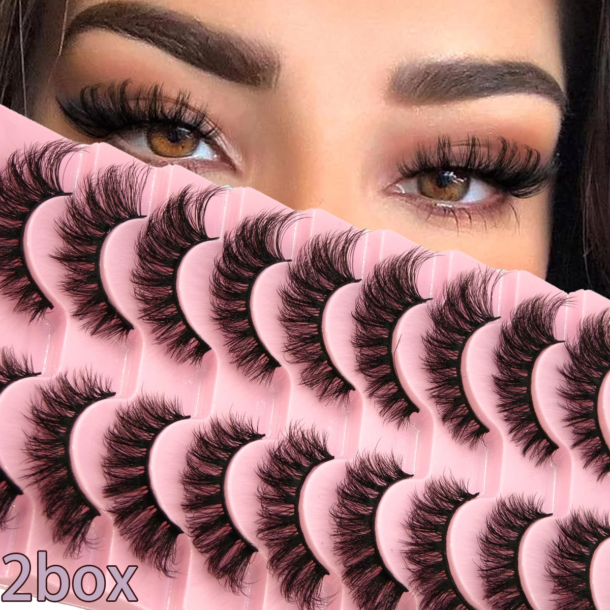 New 20Pairs Eyelash…