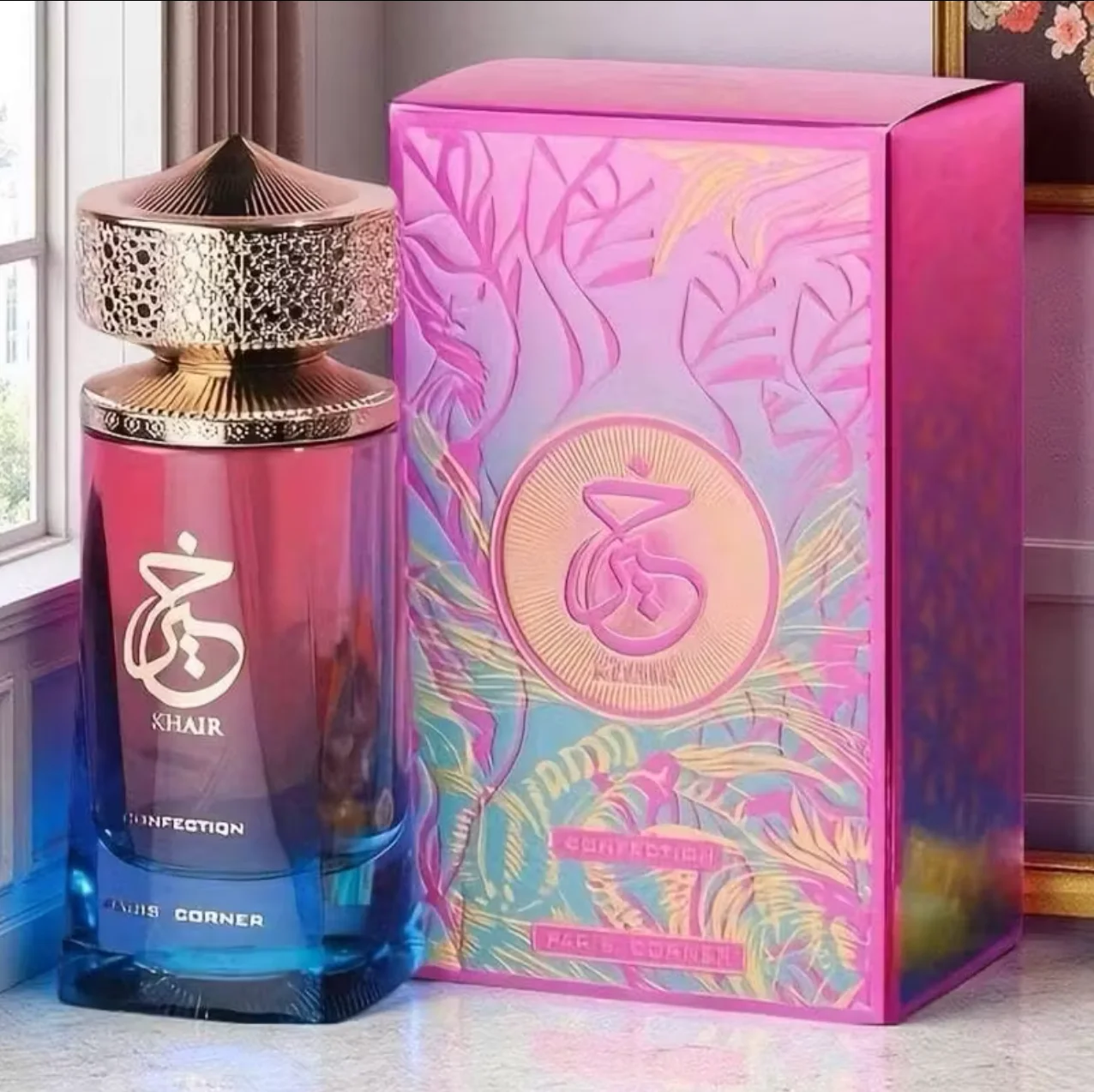 زهور باريس كورنر الفرنسية - عطر متخصص فاخر يدوم طويلاً، رائحة أنيقة للجنسين مع ملاحظات زهور طازجة