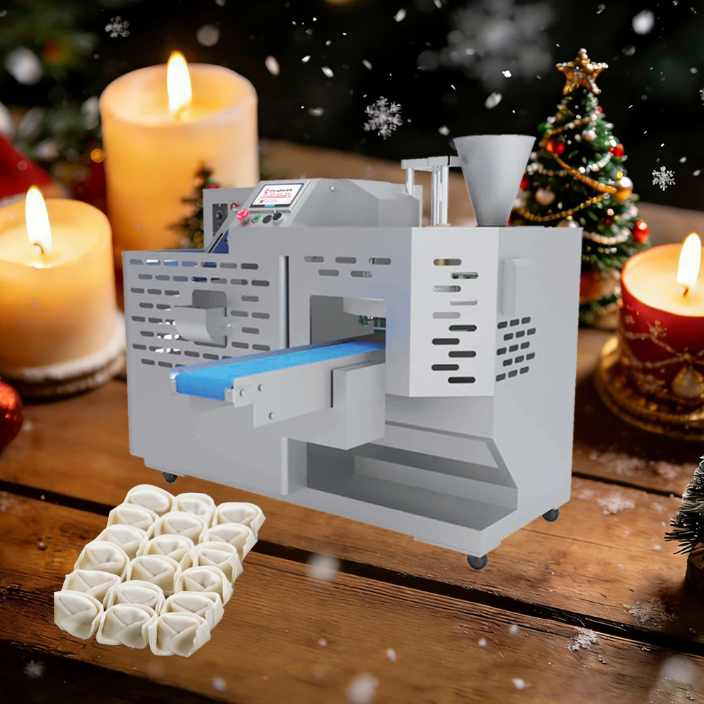 FL Customized Wholesale Automatic Dumpling Empanada Samosa Ravioli Pierogi Gyoza Maker Machine with Motor High Capacity