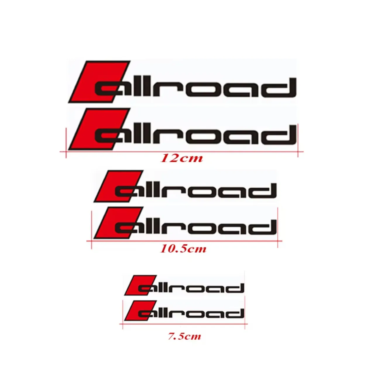 6pcs Car Brake Caliper Badge Sticker For Audi Ceramic RS S Allroad Accessories Heat Resistance view 2