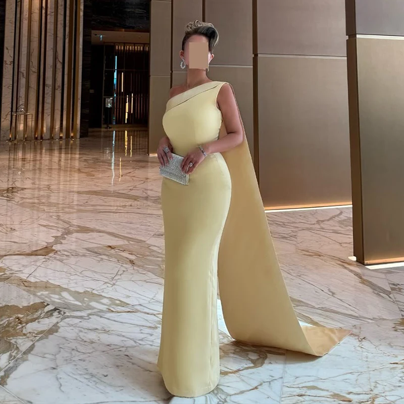 Suknie wieczorowe Thinyfull w stylu syreny z Arabii Saudyjskiej, na jedno ramię, do ziemi, na imprezę, koktajl, studniówkę 2026, szyte na miarę.