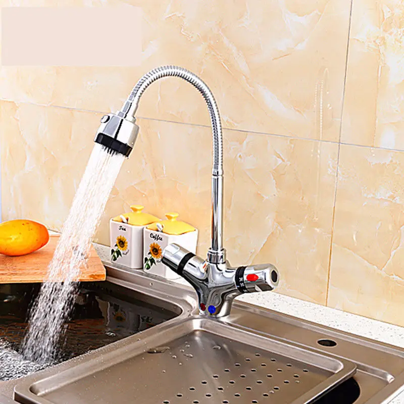 

Grifos Para Lavabos Faucet Handles Shower/stainless Steel Kitchen Sink Hot And Cold Temperature Leading Import For Thermostatic