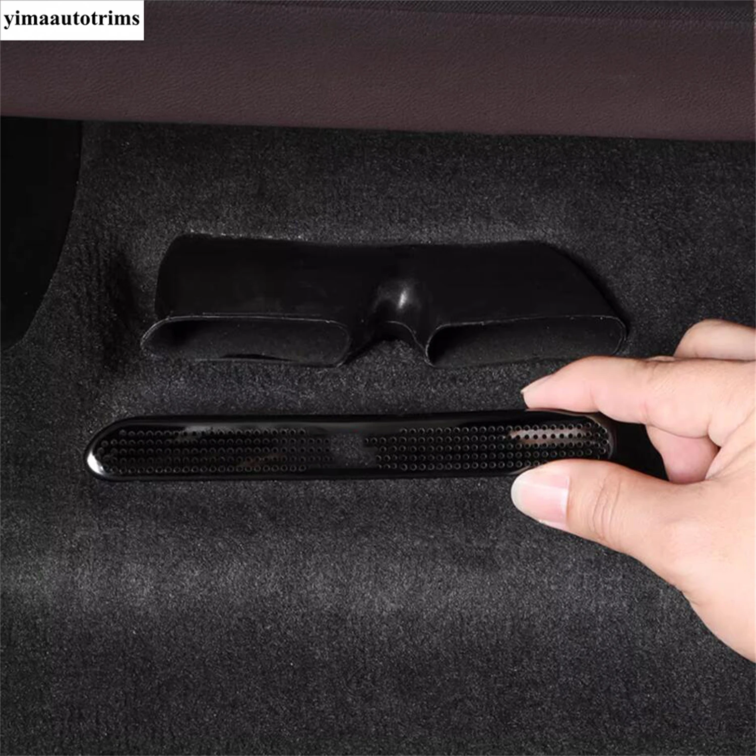 Seat Floor Air AC Conditioning Duct Vent Outlet Dust Cover Accessories For BMW 3 Series G20 2019 - 2024 / 6GT 6 GT 2012 - 2024