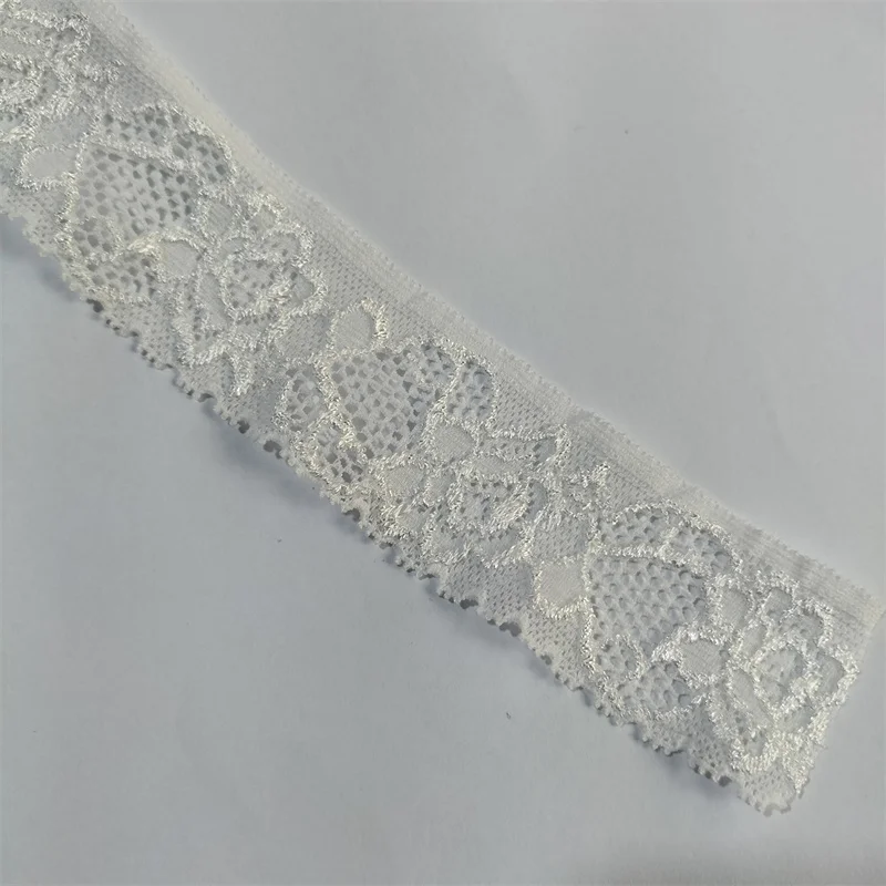 S1397 2-5 3,4 см белая кружевная отделка для нижнего белья, прессованная кружевная одежда Sskirt нижнее белье Швейные аксессуары