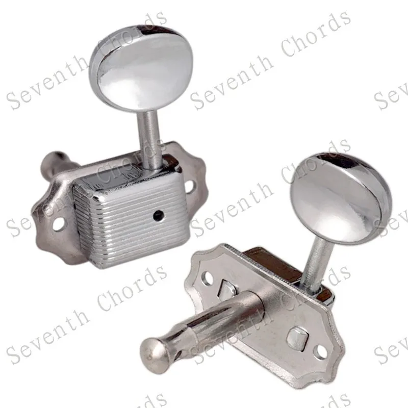 A Set Of Small Oval Concave Button Deluxe String Tuning Pegs Keys Tuners Machine Heads For Acoustic Electric Guitar Accessories