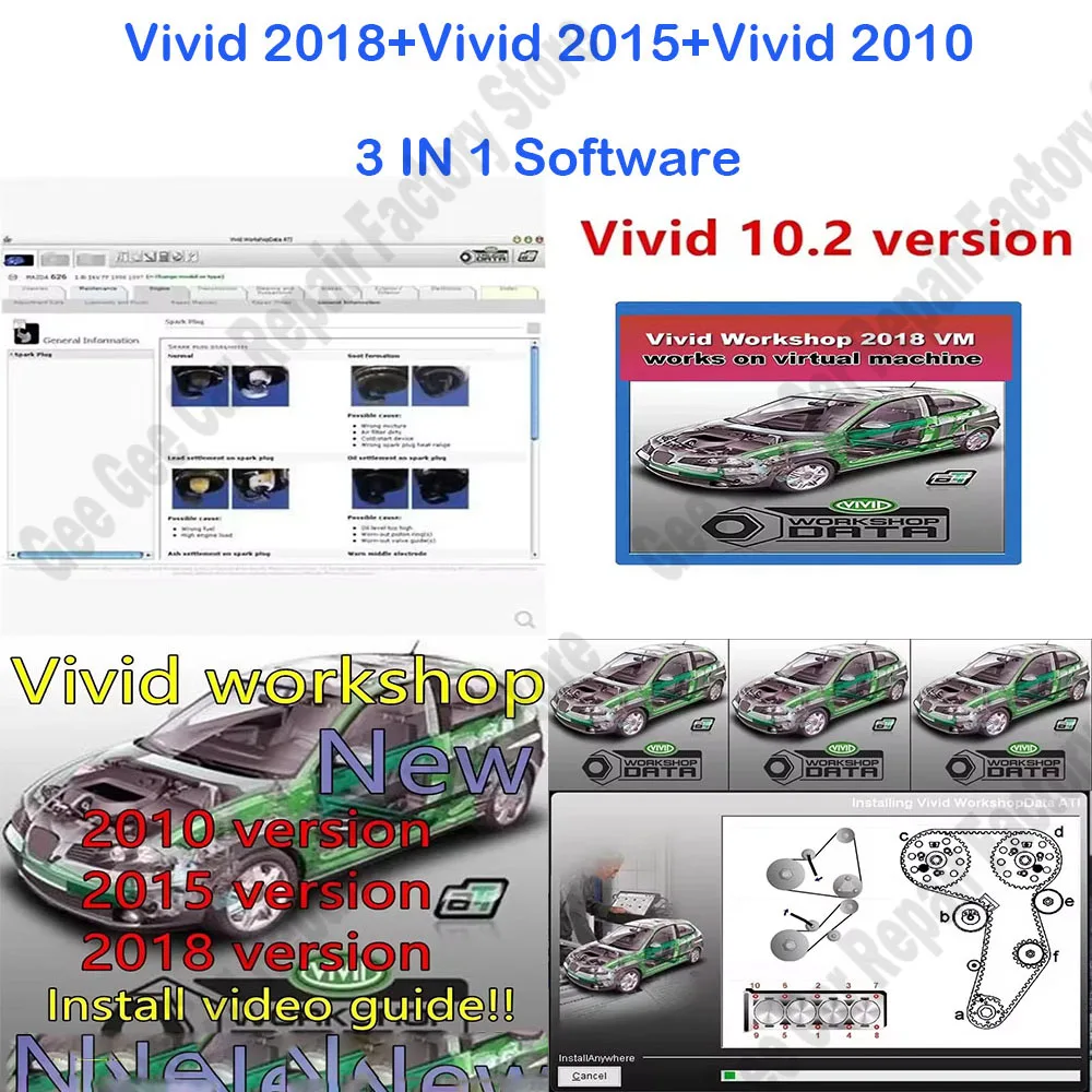 النسخة الجديدة Vivid 2018 /2015 /2010 ورشة عمل البيانات برنامج إصلاح السيارات obd2 الماسح الضوئي أدوات صيانة السيارات الأوروبية مخطط الأسلاك