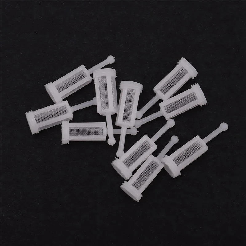 AC88-100Pcs البلاستيك الجاذبية نوع رذاذ تصفية وعاء قطر 11 مللي متر الطول الإجمالي 36 مللي متر يمكن أن تتكيف مع معظم المذيبات #5