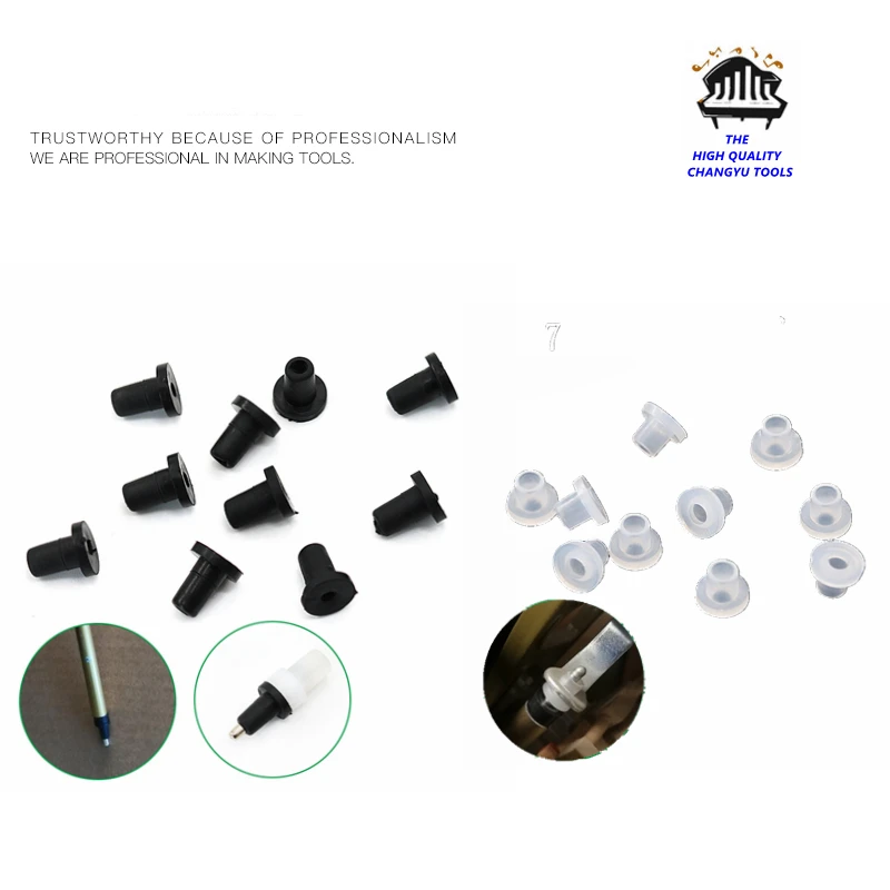 Piano tuning tools accessories 50PCS Piano hammer rest rail hinge lining Piano jack bushing gum cover gluesheath