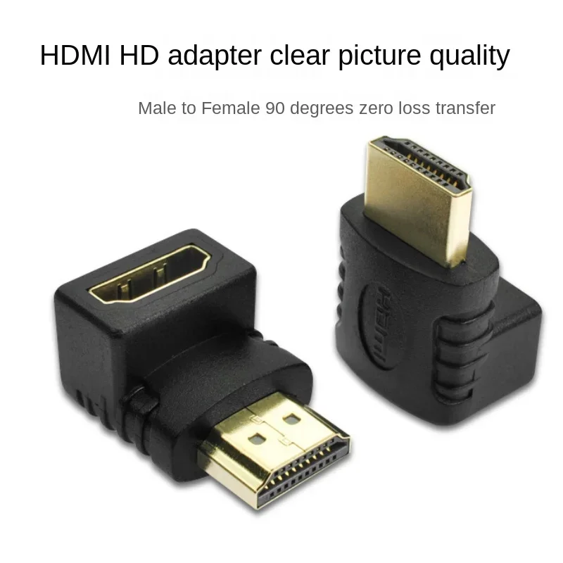 HDMI-compatible Cable Connector Adapter 270 90 Degree Right Angle HDMI-compatible Male To Female Converter Extender Coupler