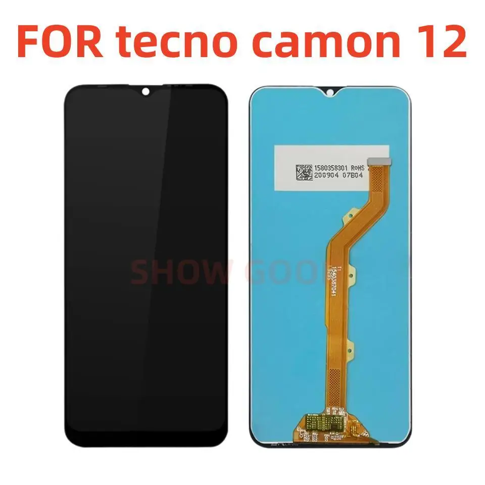 Original Quality Full LCD For Tecno Camon 12 CC7 LCD Display Touch Screen Assembly Ready stock