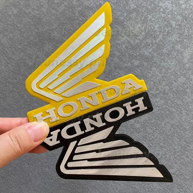 

Металлические 3D-наклейки HONDA: Декоративные значки для автомобилей и мотоциклов, самоклеящиеся, водонепроницаемые, с защитой от солнца