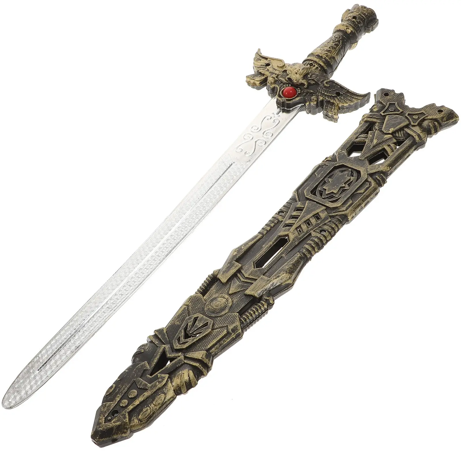 

Halloween Costumes Children's Toy Knife Swords Toys Kids Gift Accessory Props Brown