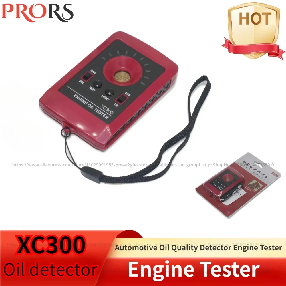 חדש xc300 סוג שמן x300 בנזין דיזל אנליזר הוביל כלי רכב דיגיטלי שמן איכות גלאי מנוע