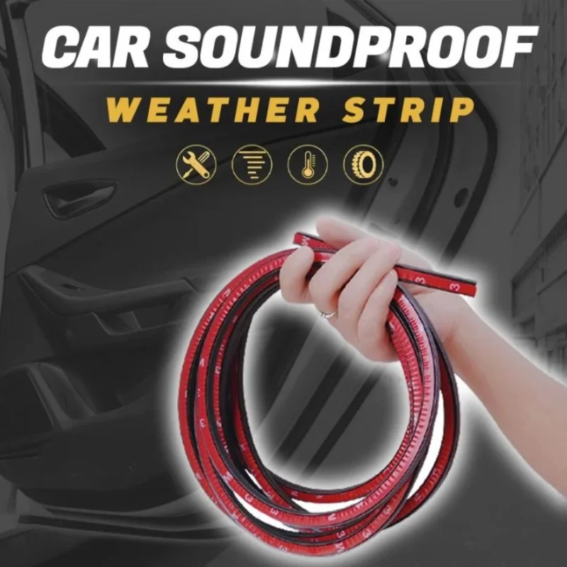 High-quality automobile sound insulation noise reduction dustproof rubber sealing strip