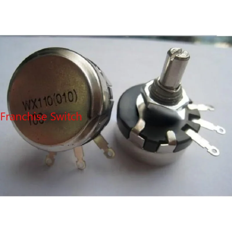 

5PCS WX110 010 Wire Wound Potentiometer 1W Spot 4.7k10k.