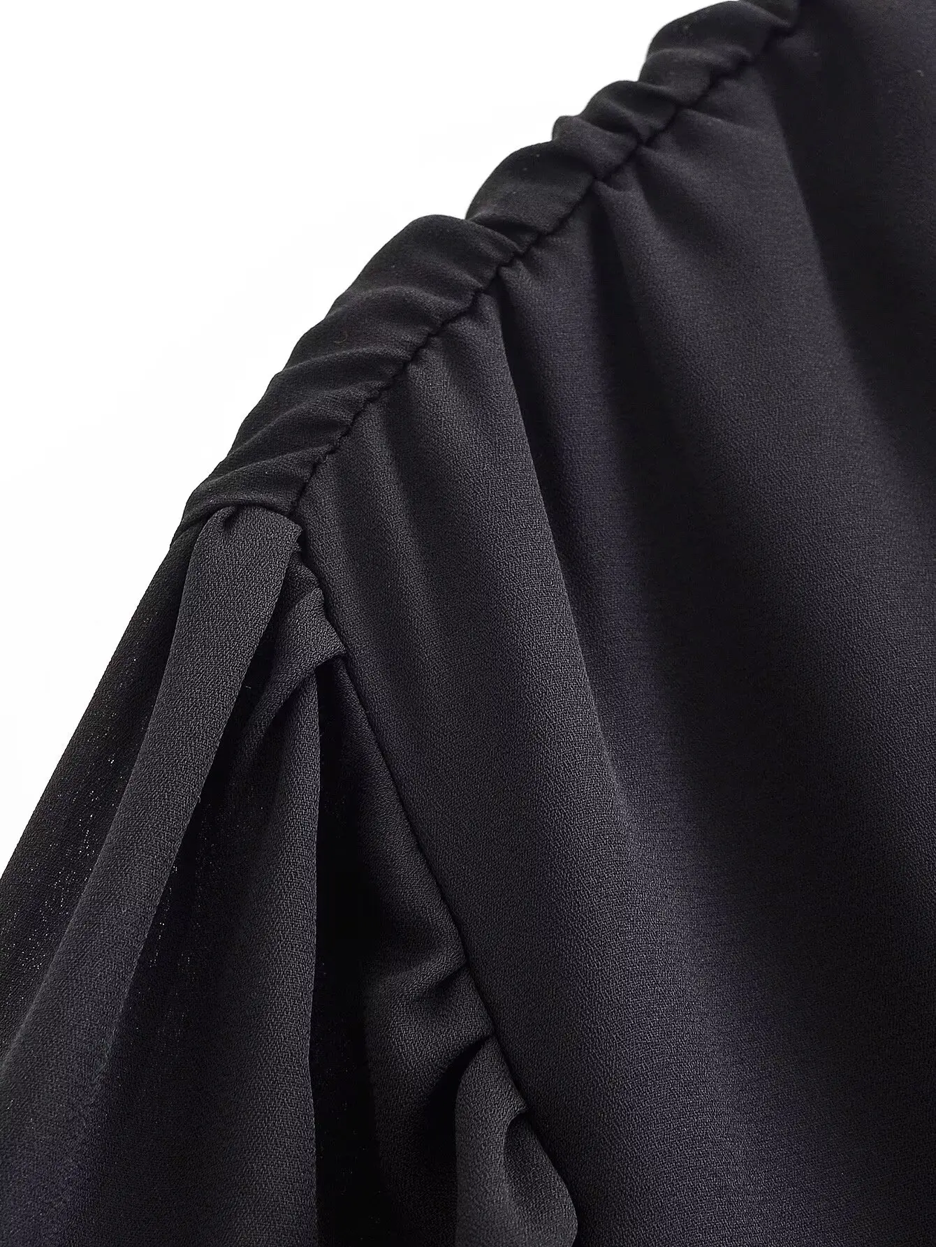 المرأة ربيع الخريف موضة س الرقبة بلوزة الإناث طويلة الأكمام القوس الدانتيل متابعة مطوي الديكور قميص سيدة سليم فضفاض بلوزة سوداء